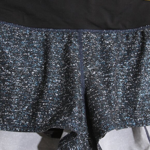 Lululemon Speed Up Short *2.5" Speckled Foil White Blue / Black Swift Size 8 - Picture 6 of 14